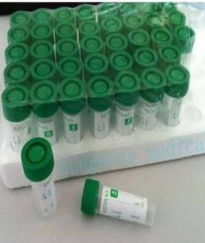 EDTA K3 NON VACCUM PLASTIC TUBE